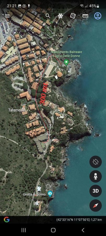 Апартаменты La Mia Casa A Таламоне Экстерьер фото